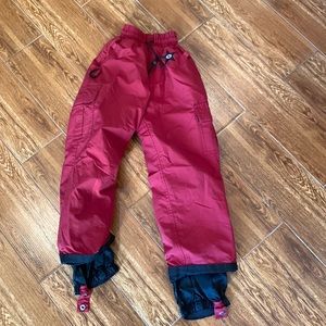 Like new children’s size small Sessions red ski pants winter snowboard snowsuit
